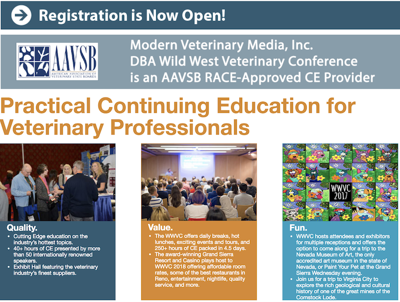 Wild West Veterinary Conference The Veterinary Map