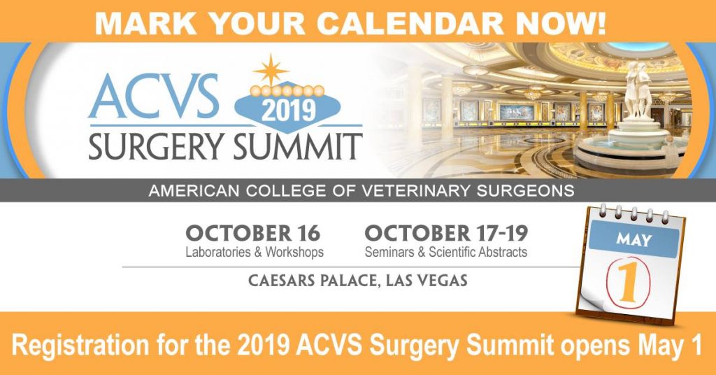 ACVS Surgery Summit 2019 The Veterinary Map